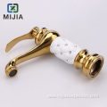 European Style Brass Diamond Old Bathroom Faucets